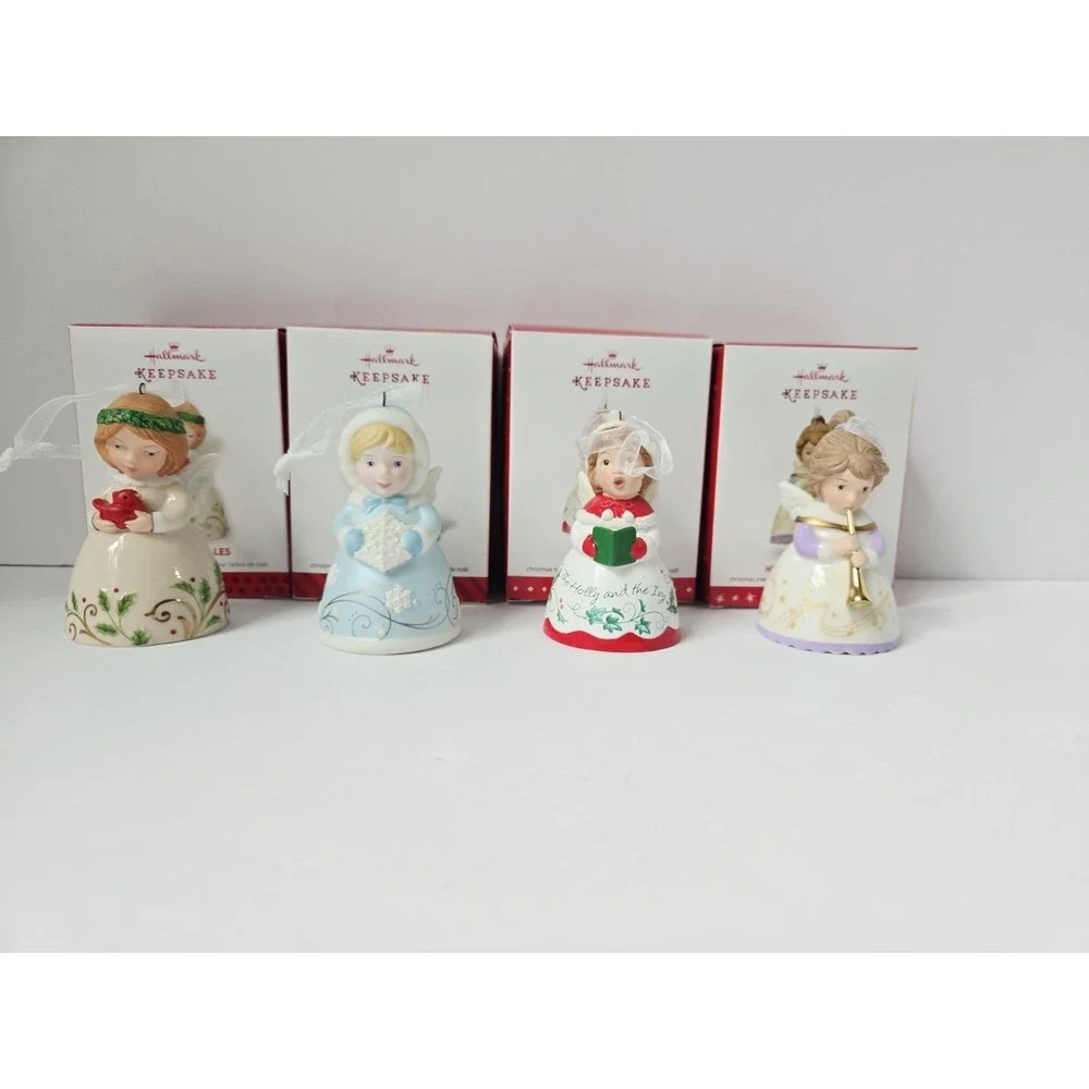 Hallmark Christmas‎ ornament Series Heavenly Belles #1-4